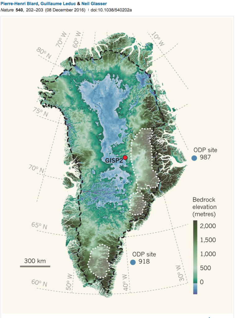 Greenland's map